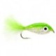 Streamers Epoxy Minnow  White & Lime $2.64