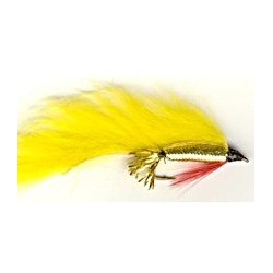 Streamers yellow zonker button $2.64
