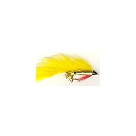 Streamers yellow zonker button $2.64