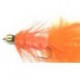 Streamers beaded orange woolly bugger button $2.64