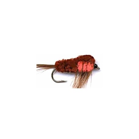 Streamers brown ornage montana button $2.64