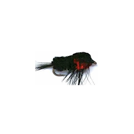 Streamers black red montana button $2.64