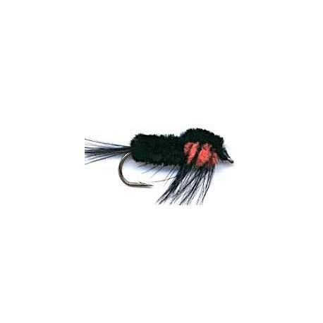 Streamers black orange montana button $2.64