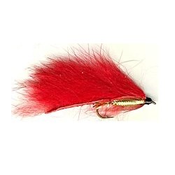 Streamers red zonker button $2.64