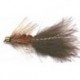 Streamers beaded brown woolly bugger button $2.64