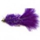 Streamers purple crystal woolly bugger button $2.64