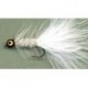 Streamers deepwater white woolly bugger button $2.64