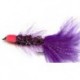 Streamers purple egg sucking woolly bugger button $2.64