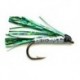 Streamers green silver sparkler button $2.64