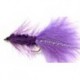Streamers purple woolly bugger button $2.64