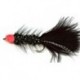 Streamers black egg sucking leech woolly bugger button $2.64