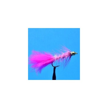 Streamers Bead Head Woolly Bugger Pink Krystal Flash $2.64