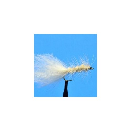 Streamers Woolly Bugger  White $2.64