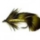 Streamers yellow olive grizzly matuka button $2.64