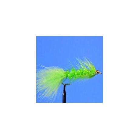 Streamers Bead Head Krystal Bugger  Chartreuse $2.64