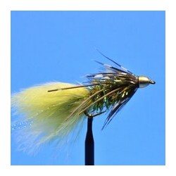 Streamers Conehead Krystal Bugger Rubber Legs  Olive $2.64