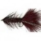 Streamers black woolly bugger button $2.64