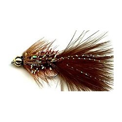 Streamers brown crystal woolly bugger button $2.64