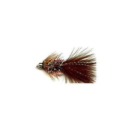 Streamers brown crystal woolly bugger button $2.64