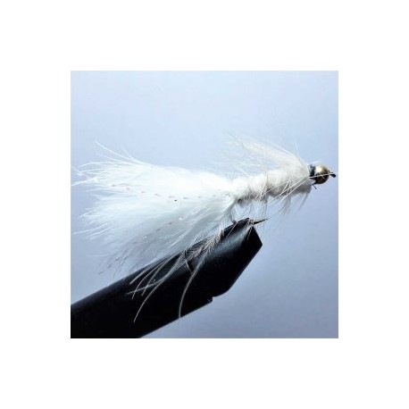 Streamers Bh wooly bugger white $2.64