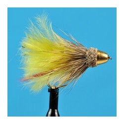 Streamers Conehead Marabou Muddler Yellow $2.64