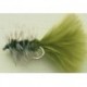 Streamers woolly bugger olive grizzly $2.64
