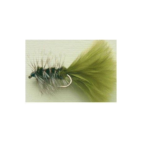 Streamers woolly bugger olive grizzly $2.64