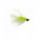 Streamers clouser marabou chartreuse white $2.64