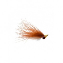 Streamers clouser marabou brown white $2.64