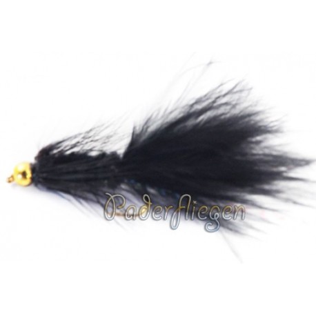 Streamers Woolly Bugger Black BH $2.64