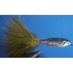 Streamers janssen Minnow Silver Olive $2.64