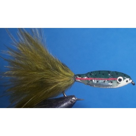 Streamers janssen Minnow Silver Olive $2.64