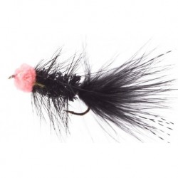 Streamers Leech Egg Sucking Black $2.64