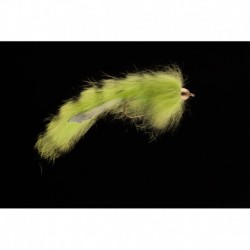 Streamers Black Barred Chartreuse Zonker $2.64