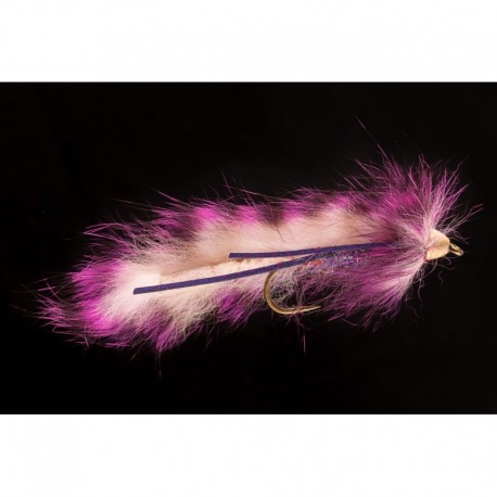 Streamers Hot Pink Tiger Barred Rubberleg Zonker $2.64
