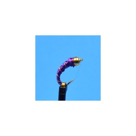 Beaded Nymphs Bead Head Purple Midge $2.42