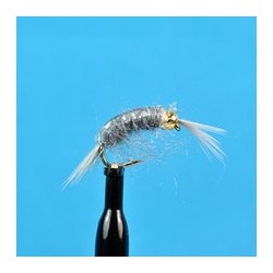 Beaded Nymphs Bead Head Scud Grey $2.42