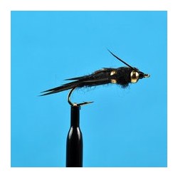 Beaded Nymphs Bead Head Stone Fly black Depth Charged $2.42