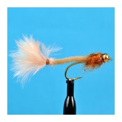 Beaded Nymphs Bead Head Tan Damsel $2.42