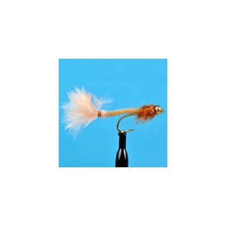 Beaded Nymphs Bead Head Tan Damsel $2.42