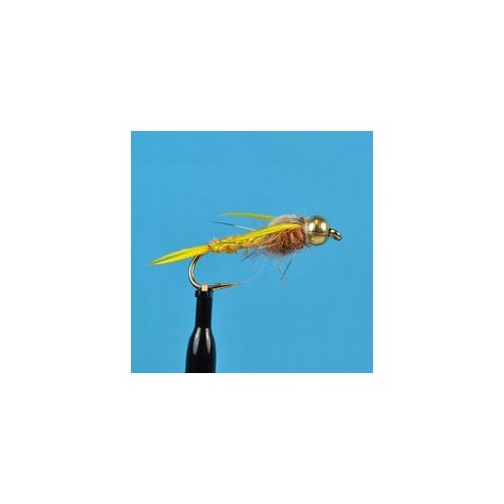 Beaded Nymphs Bead Head Woven Stone Fly Golden $2.42
