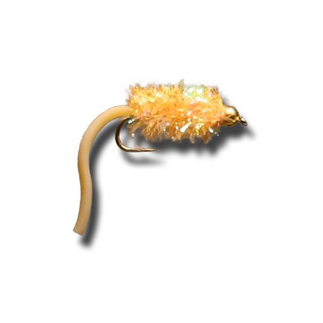 Beaded Nymphs BH Egg Sucking Squiggly Worm Glow In The Dark $2.42