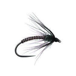 Barbless Flies Black Metallic Soft Hackles Spider BL $2.34