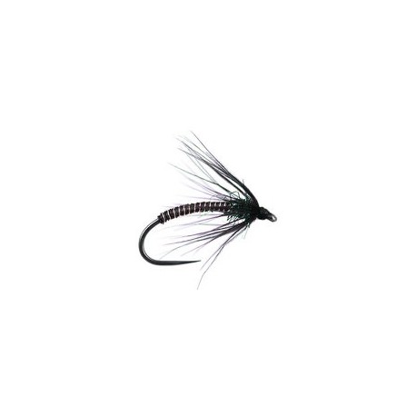 Barbless Flies Black Metallic Soft Hackles Spider BL $2.34