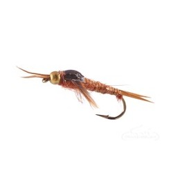 Beaded Nymphs BH Squiggly Spawn Red $2.42