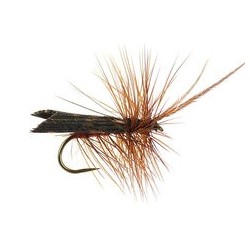 Barbless Flies Brown Horned Roof Wing BL $2.34