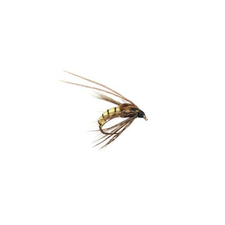 Barbless Flies Caddis Pupa Cream BL $2.34