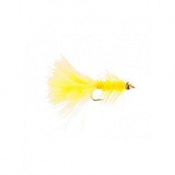 Salmon Singles beadhead woolly bugger yellow $6.80