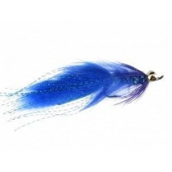 Salmon Singles Hareball Leech (Blue) $6.80