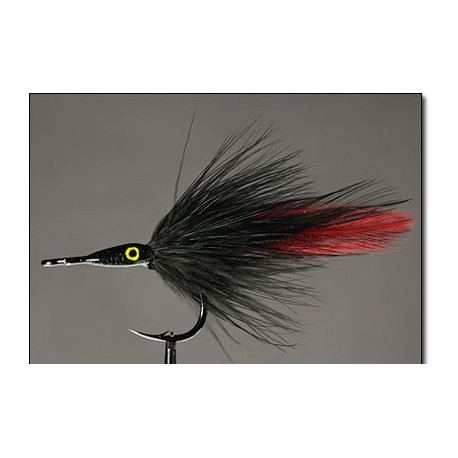 Bonefish Saltwaters Black Death Tarpon Fly Side $6.80
